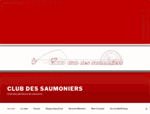 Tablet Screenshot of club-des-saumoniers.org