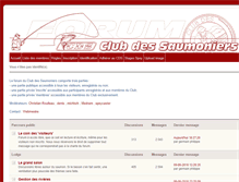 Tablet Screenshot of forum.club-des-saumoniers.org